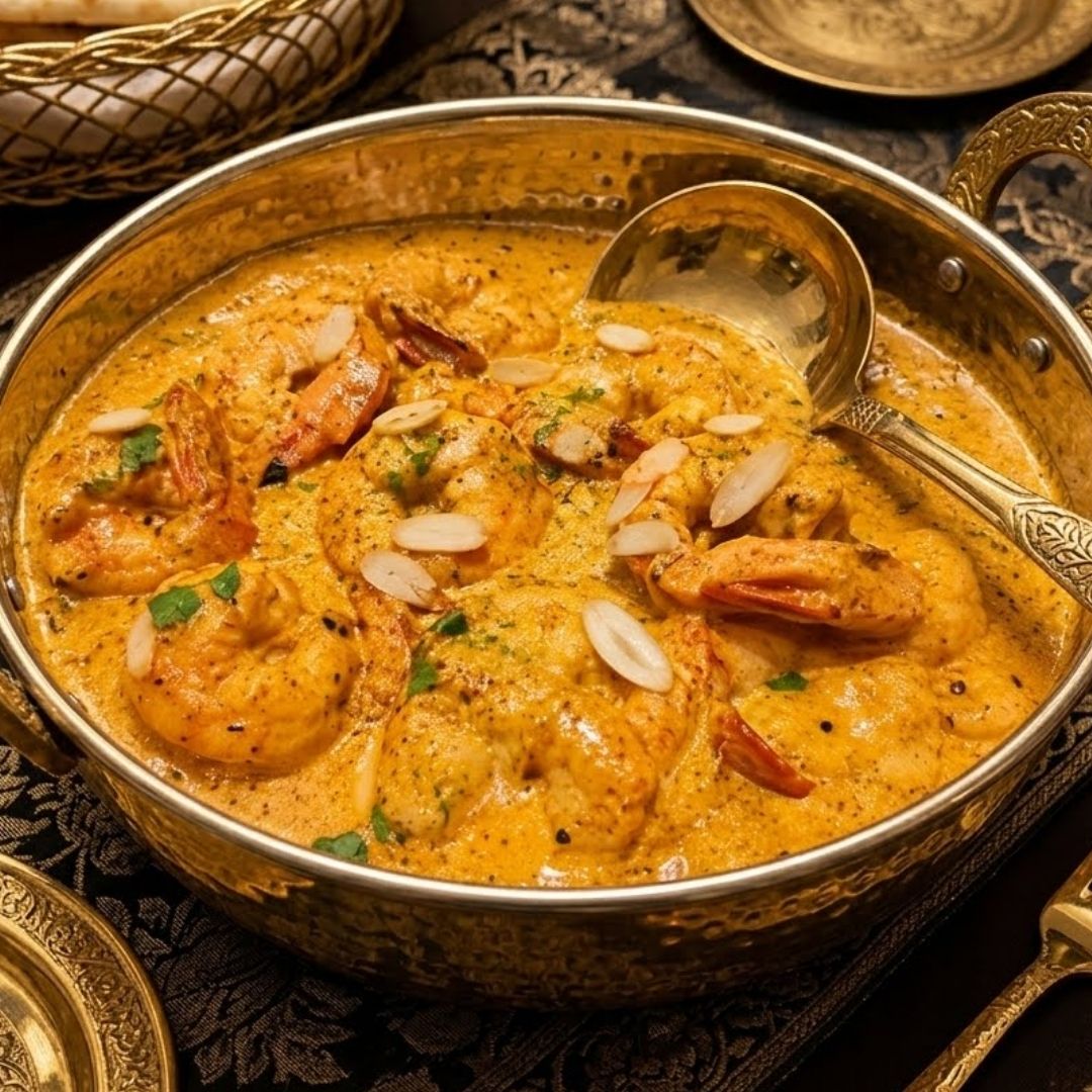 Riesengarnelen Mughlai