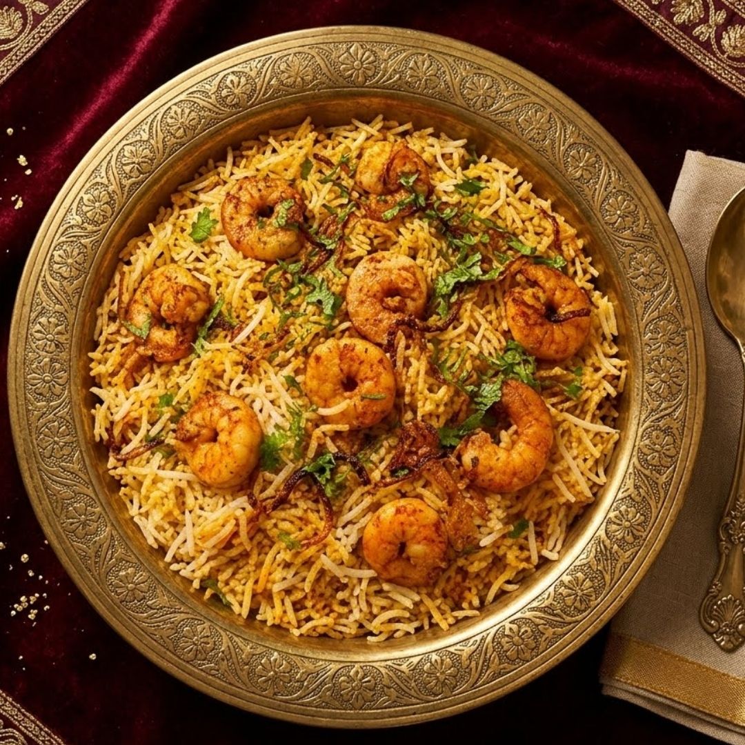 Riesengarnelen Biryani